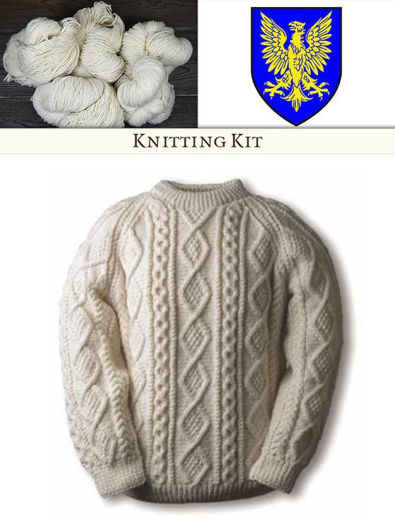 aran cashmere Dunne Knitting Kit