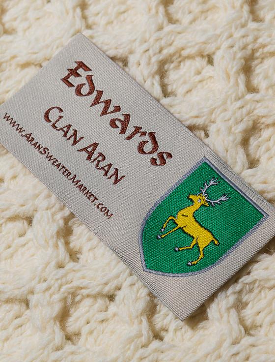 Aran Cashmere Edwards Clan Aran Throw