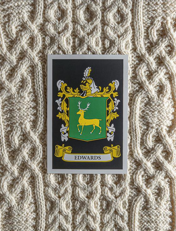 Aran Cashmere Edwards Clan Scarf