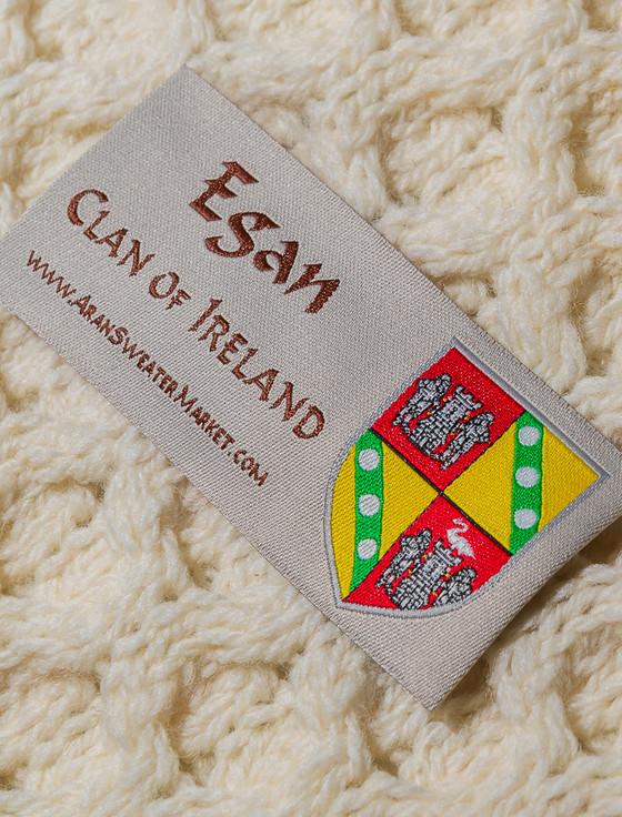 Aran Cashmere Egan Clan Aran Poncho