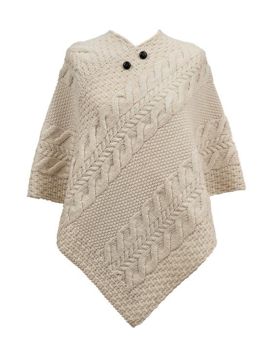 aran cashmere Egan Clan Aran Poncho