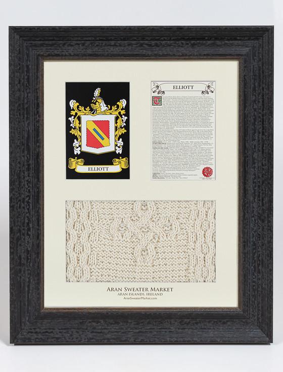 aran cashmere Elliot Clan Aran & History Display