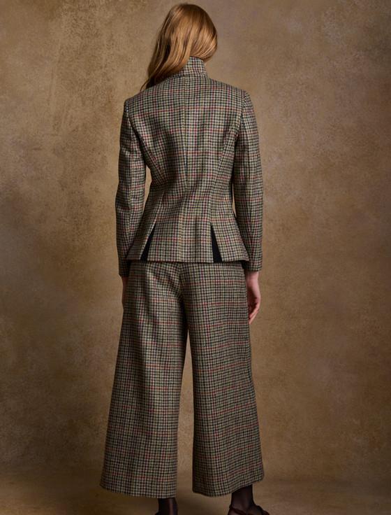 Aran Cashmere Enya Tweed Culottes - Hacking Check