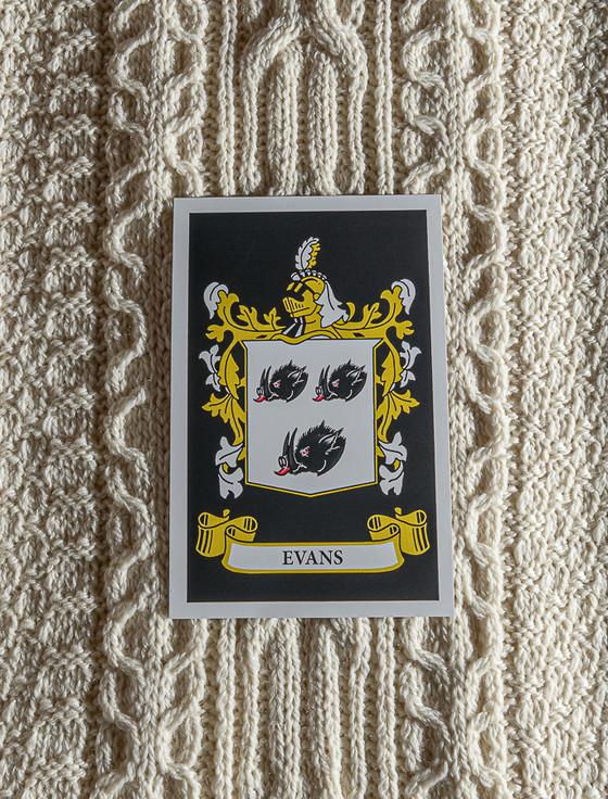 Aran Cashmere Evans Clan Aran Throw