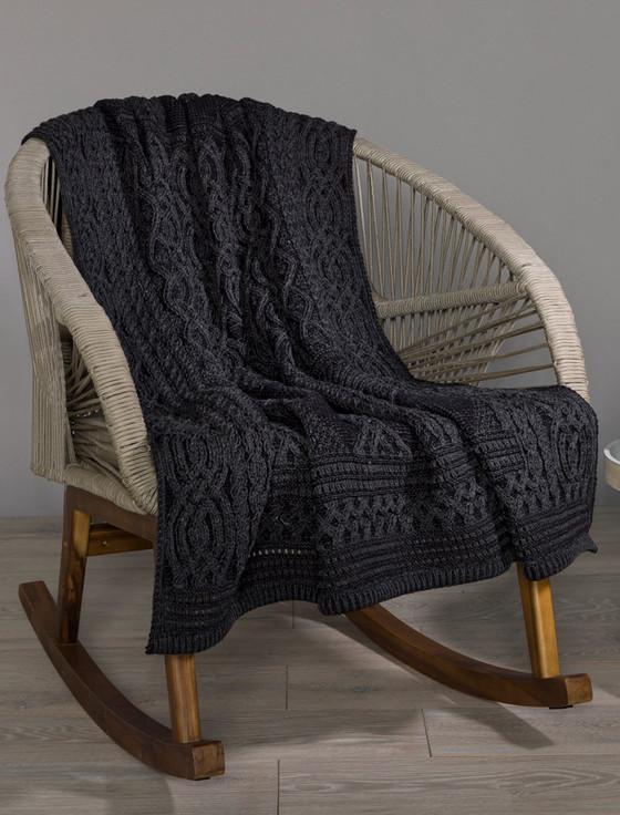 Aran Cashmere Fairy Tree Celtic Throw