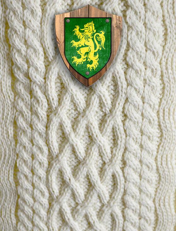Aran Cashmere Farrell Clan Aran Throw