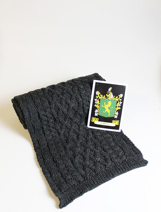 Aran Cashmere Farrell Clan Scarf