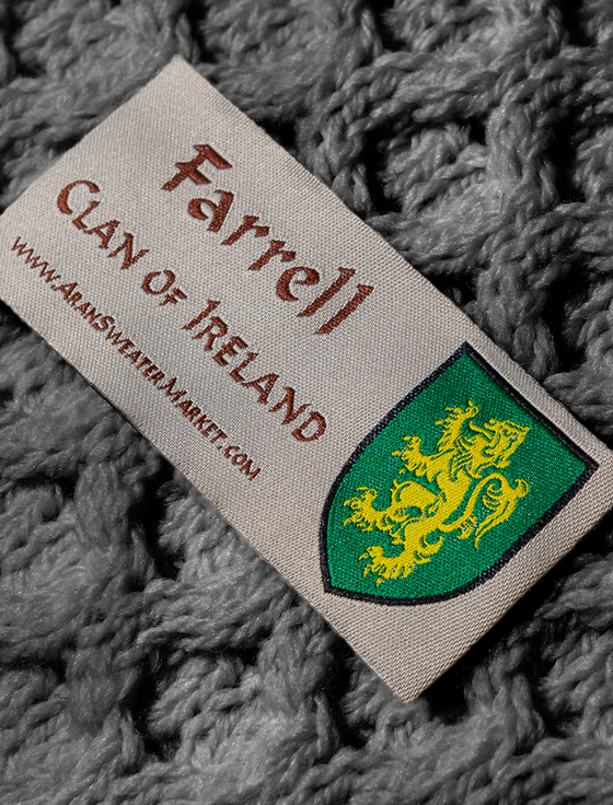 Aran Cashmere Farrell Clan Scarf