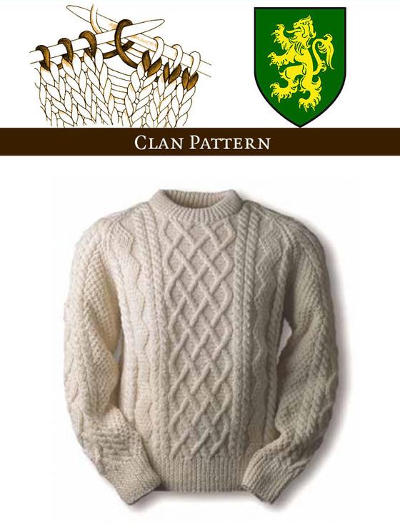 aran cashmere Farrell Knitting Pattern