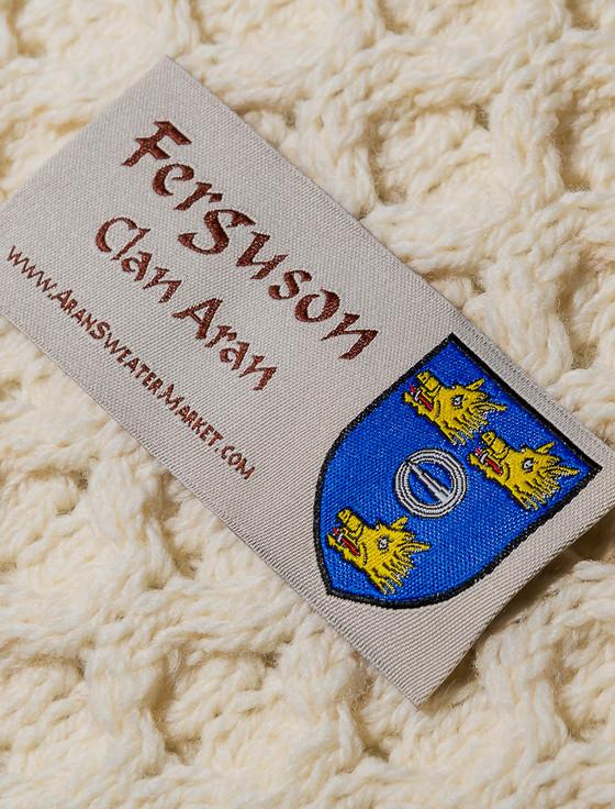 Aran Cashmere Ferguson Clan Aran Throw