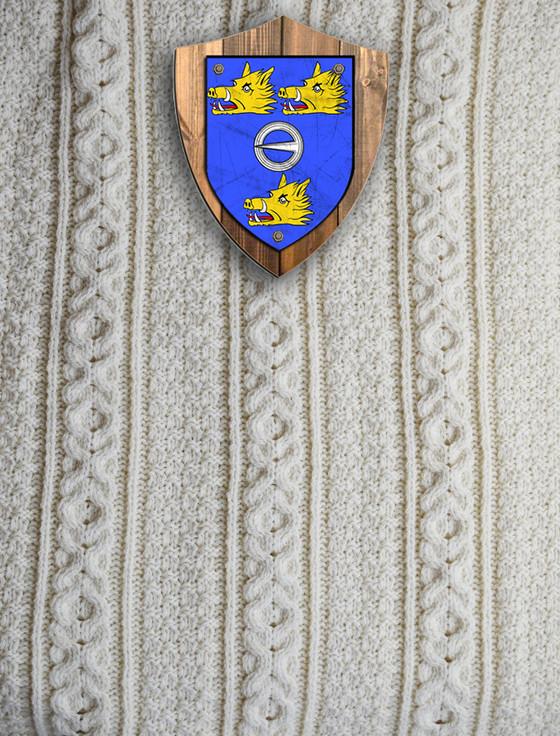 aran cashmere Ferguson Clan Aran Throw
