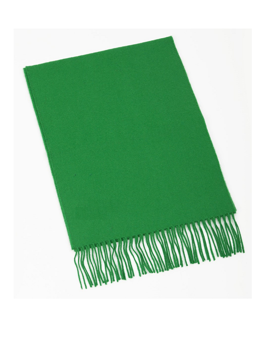 aran cashmere Fine Merino Scarf - Kelly Green