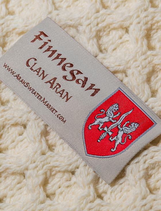 Aran Cashmere Finnegan Clan Aran Poncho