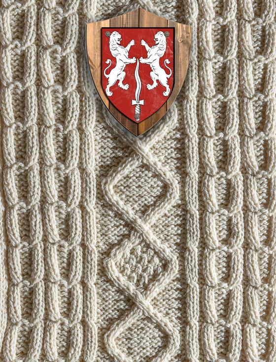 aran cashmere Finnegan Clan Aran Throw