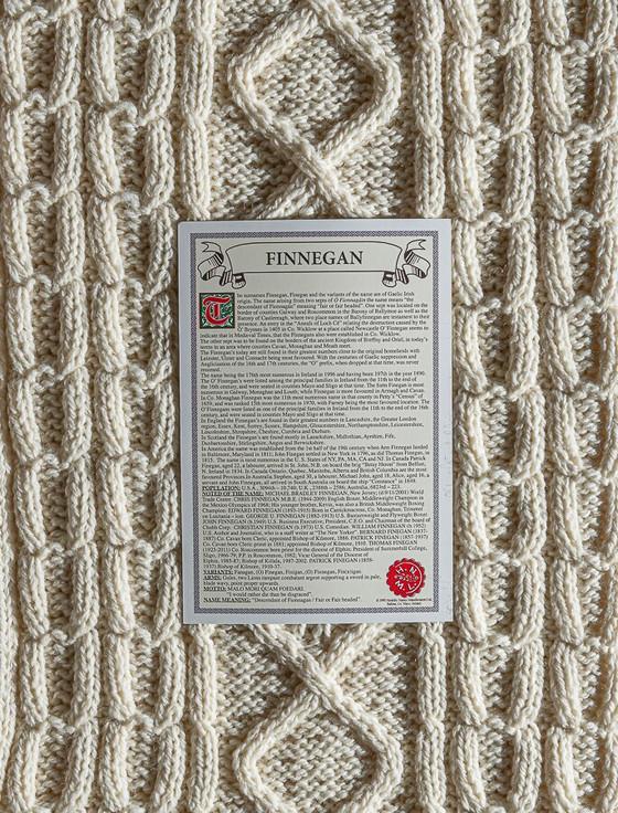 Aran Cashmere Finnegan Clan Scarf
