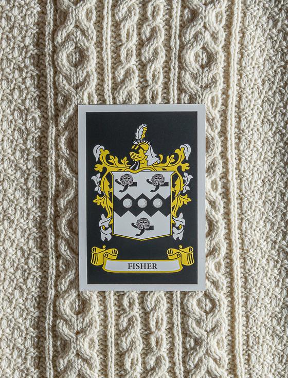 Aran Cashmere Fisher Clan Aran Throw