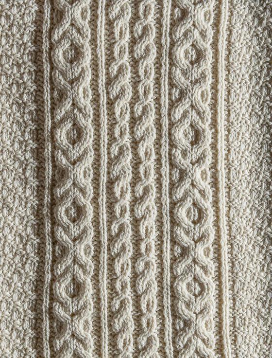 Aran Cashmere Fisher Clan Scarf