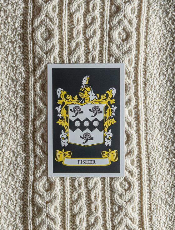 Aran Cashmere Fisher Clan Scarf