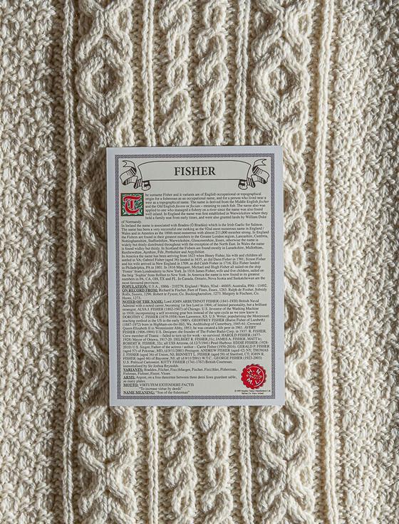 Aran Cashmere Fisher Clan Scarf