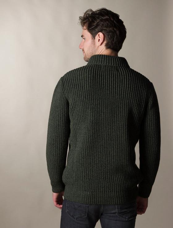 Aran Cashmere Fisherma‎n Sh‎awl Nec‎k Sweater