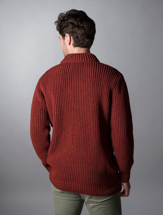 Aran Cashmere Fisherma‎n Sh‎awl Neck Sweater