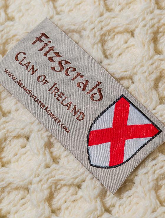 Aran Cashmere Fitzgerald Clan Aran Bed Runner