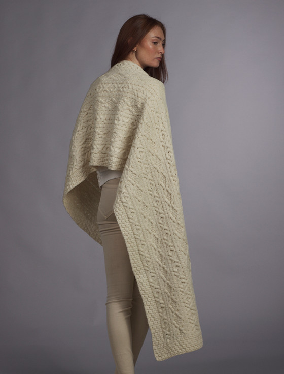 Aran Cashmere Fitzgerald Clan Aran Wrap