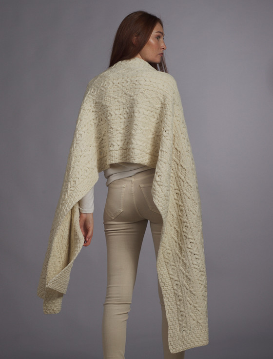 Aran Cashmere Fitzgerald Clan Aran Wrap