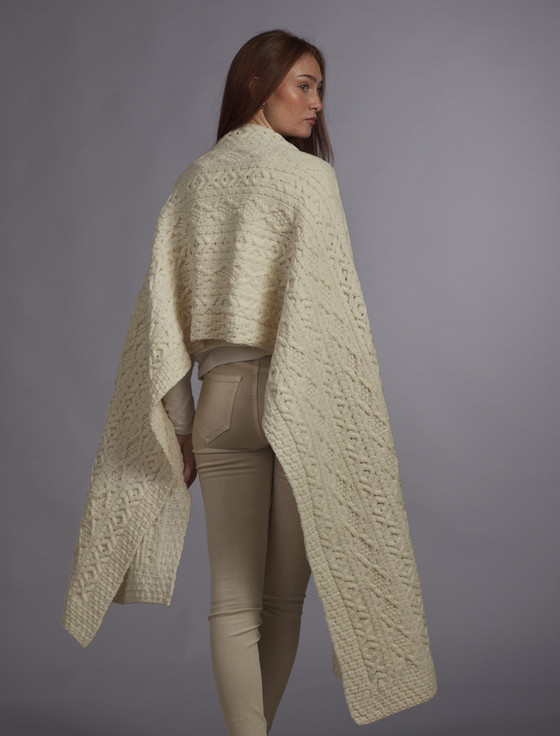 Aran Cashmere Fitzgerald Clan Aran Wrap