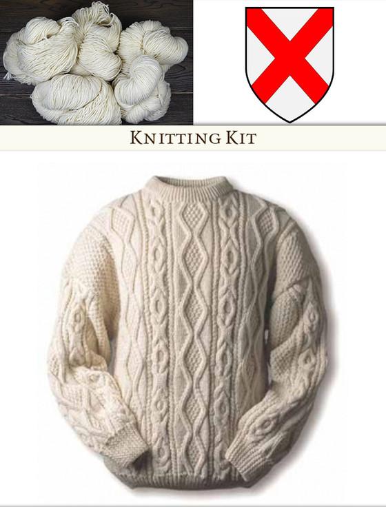 aran cashmere Fitzgerald Knitting Kit