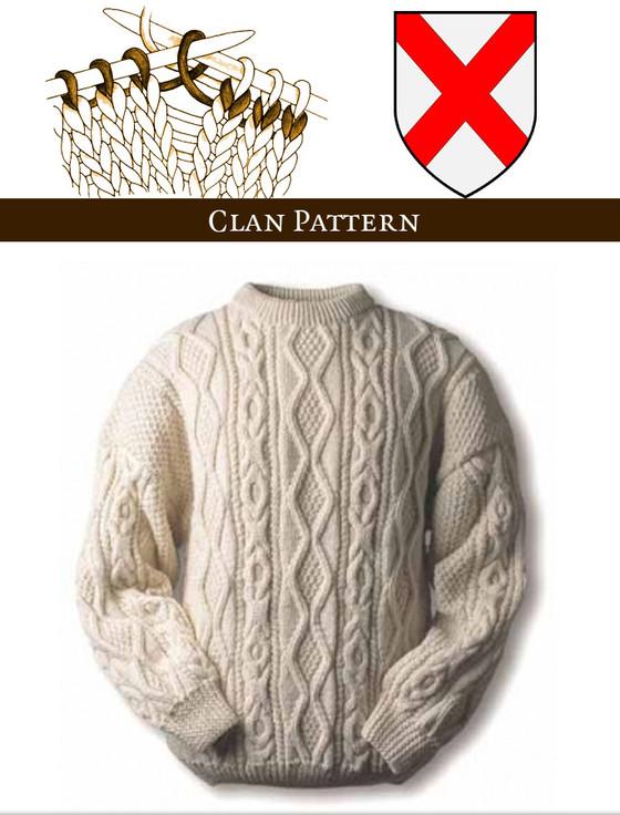 aran cashmere Fitzgerald Knitting Pattern
