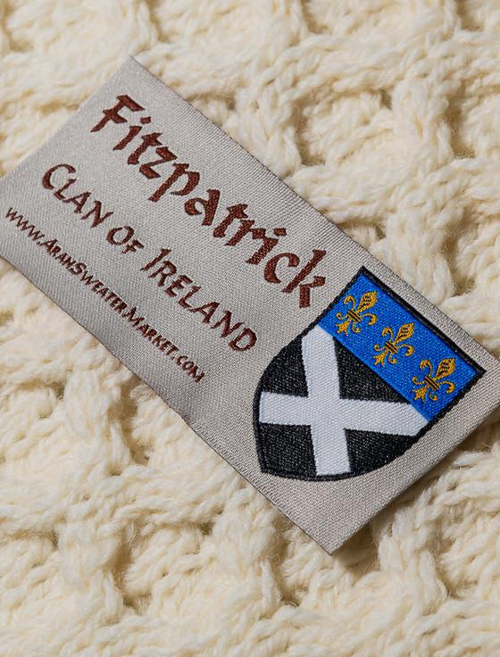 Aran Cashmere Fitzpatrick Clan Aran Bed Runner