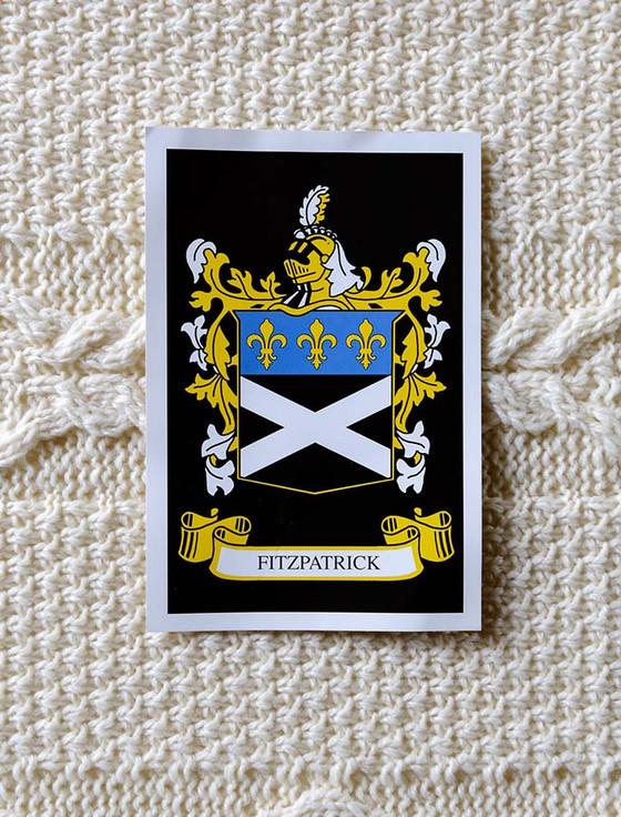 Aran Cashmere Fitzpatrick Clan Aran Throw