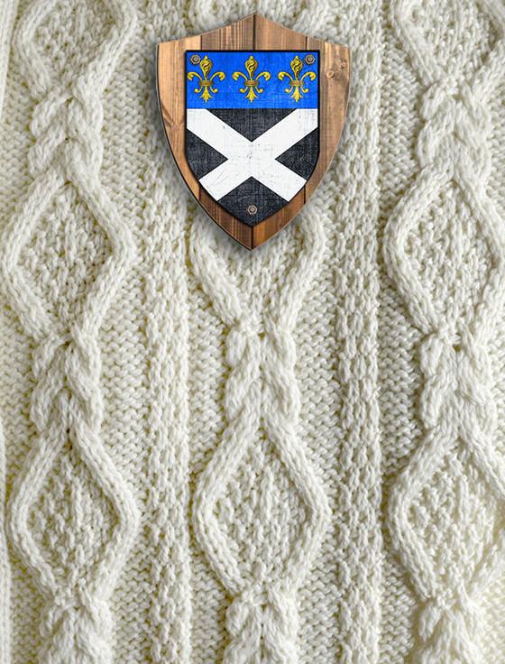Aran Cashmere Fitzpatrick Clan Aran Throw
