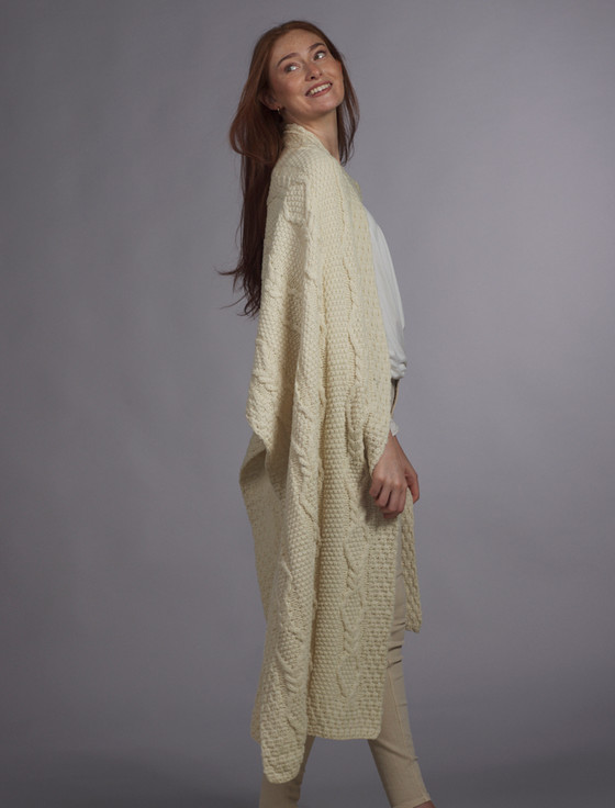 Aran Cashmere Fitzpatrick Clan Aran Wrap