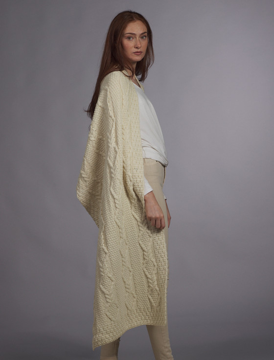 Aran Cashmere Fitzpatrick Clan Aran Wrap