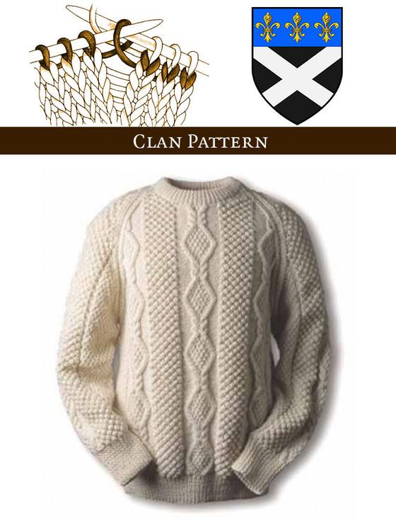 aran cashmere Fitzpatrick Knitting Pattern