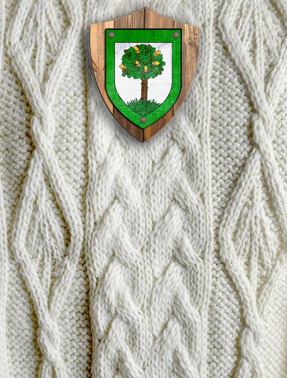 Aran Cashmere Flanagan Clan Aran Throw