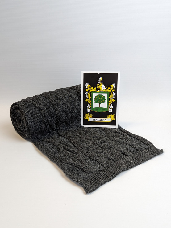 Aran Cashmere Flanagan Clan Scarf