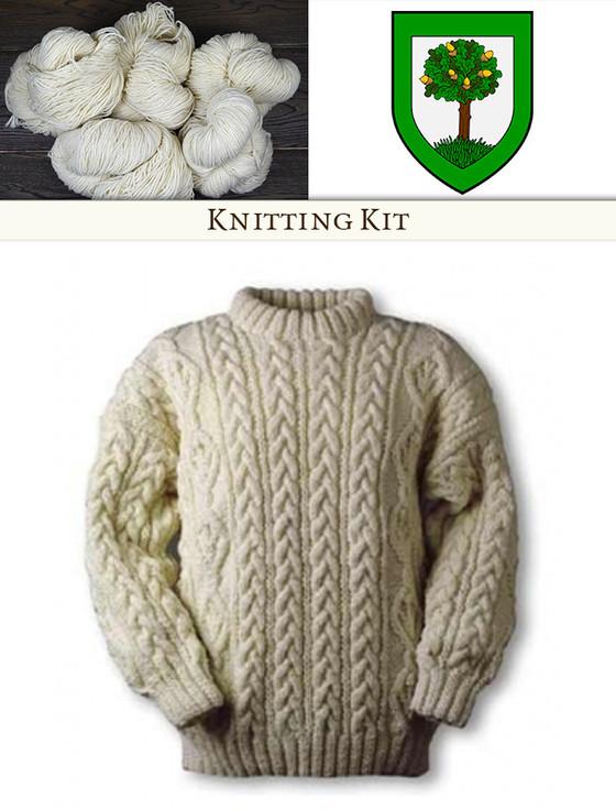 aran cashmere Flanagan Knitting Kit