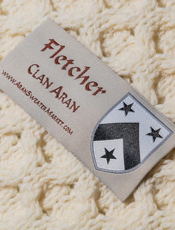 Aran Cashmere Fletcher Clan Aran Throw