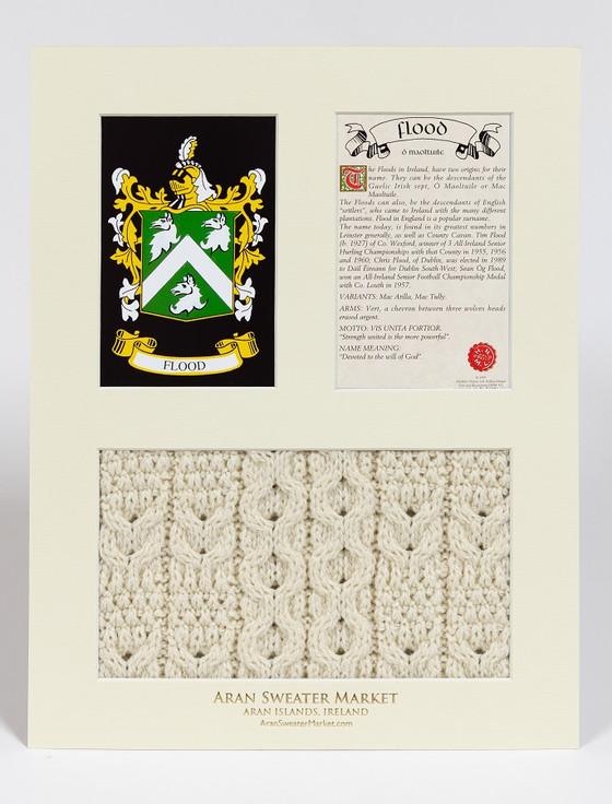 Aran Cashmere Flood Clan Aran & History Display