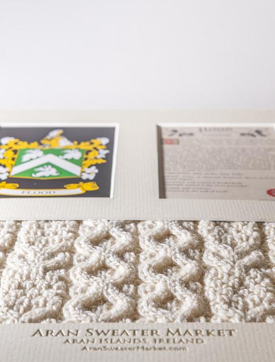 Aran Cashmere Flood Clan Aran & History Display
