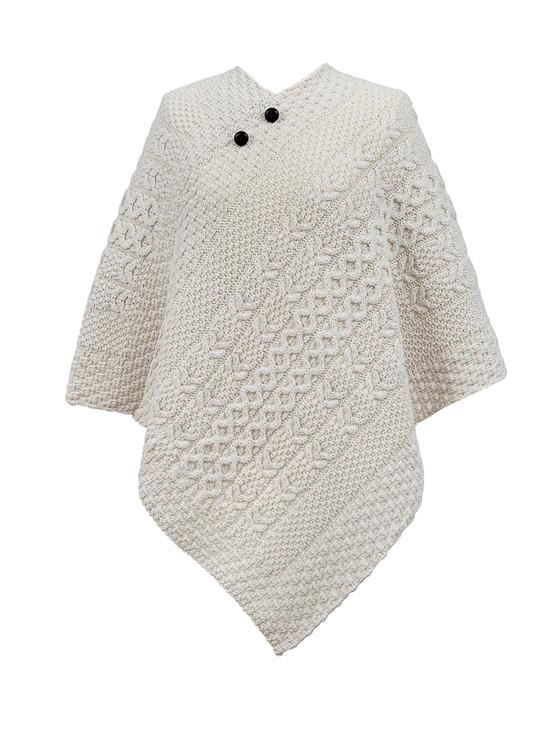 aran cashmere Flood Clan Aran Poncho