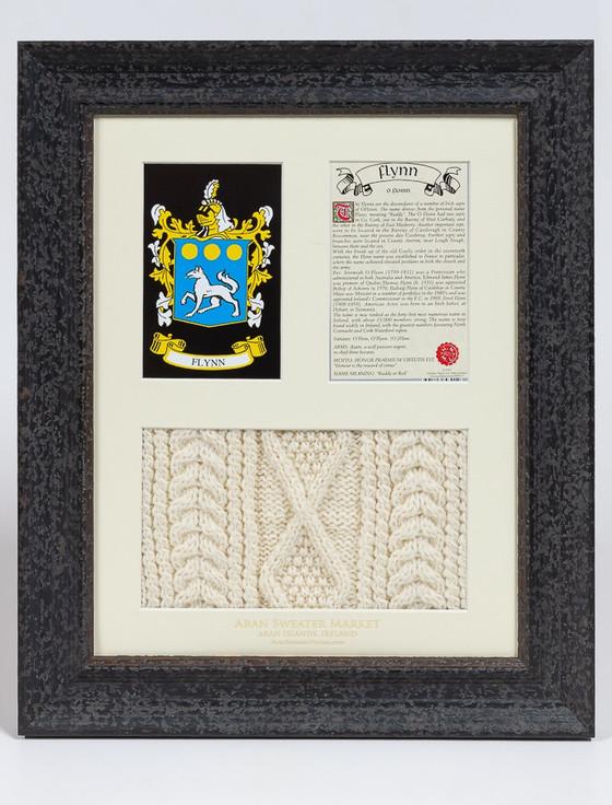 aran cashmere Flynn Clan Aran & History Display