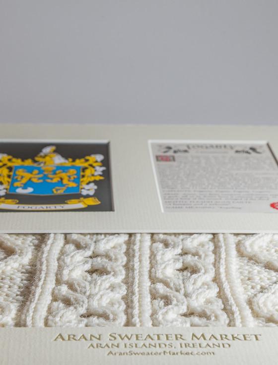 Aran Cashmere Fogarty Clan Aran & History Display
