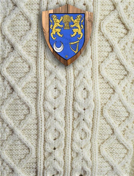 aran cashmere Fogarty Clan Aran Throw