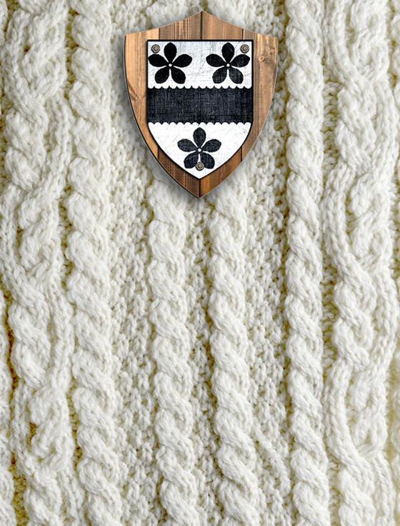 Aran Cashmere Foley Clan Aran Throw