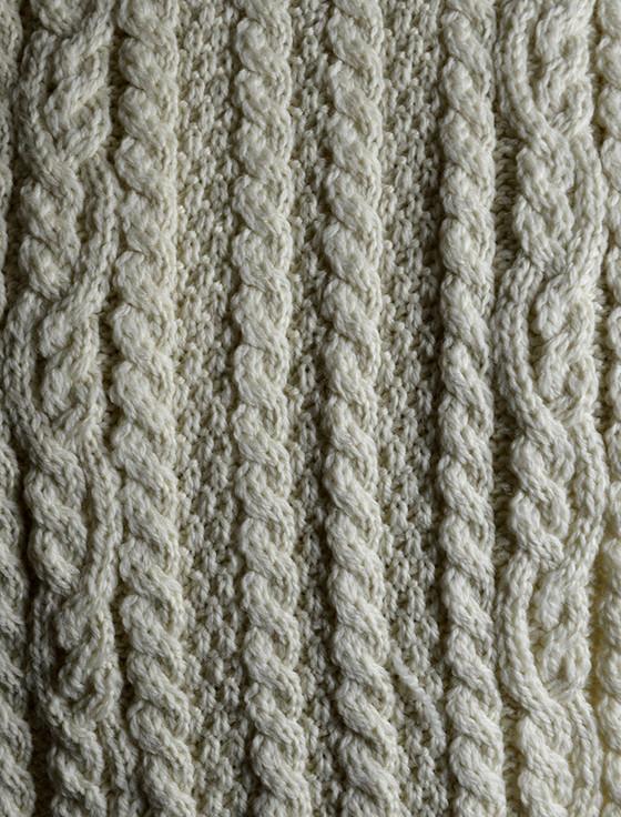 Aran Cashmere Foley Clan Scarf