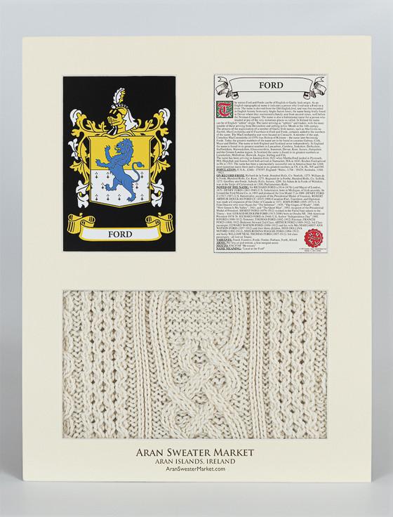 Aran Cashmere Ford Clan Aran & History Display